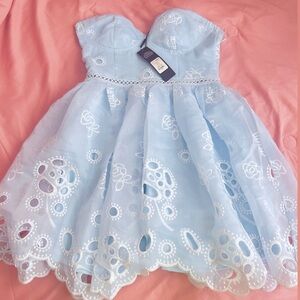 Blue Fashion Nova Mini Dress